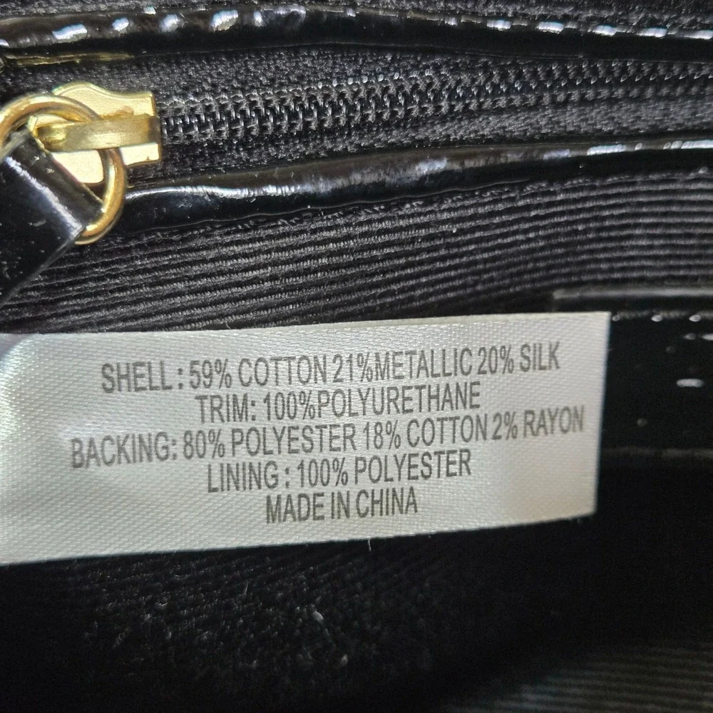 NWT Talbots Leopard Print Metallic Silk Blend Clutch Bag Gold Chain Cocktail